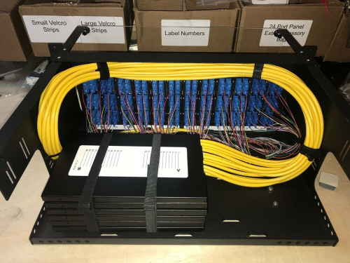 Figure 1: 4RU 144 ports fiber patch panel