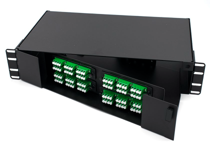 Figure 12: swing-out fiber patch panel