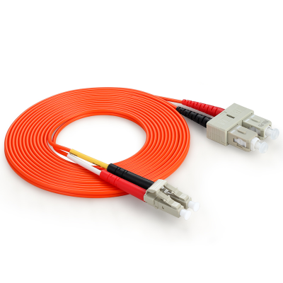 15 Meter LC SC Fiber Optic Cable MultiMode Duplex Patch Cord OM1 62 5 125