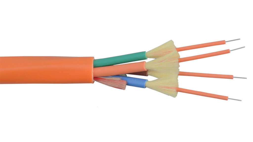 breakout style indoor/outdoor plenum fiber optic cable